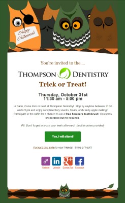 Trick or Treat Halloween Dentist