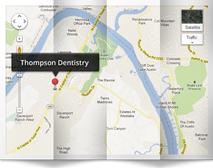 Austin Dentist Google Map - Thompson Dentistry